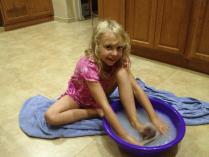 Washing Feet in Egbe